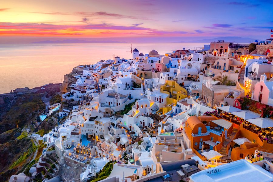 Travel to the Greek Islands aboard a cruise ship